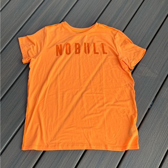 NOBULL Kids Orange Short Sleeve Tee - Picture 1 of 3
